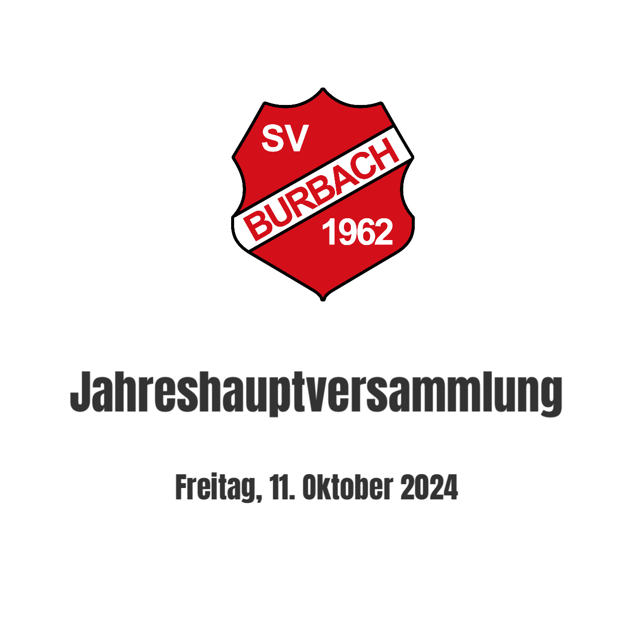 Einladung zur Jahreshauptversammlung 2024