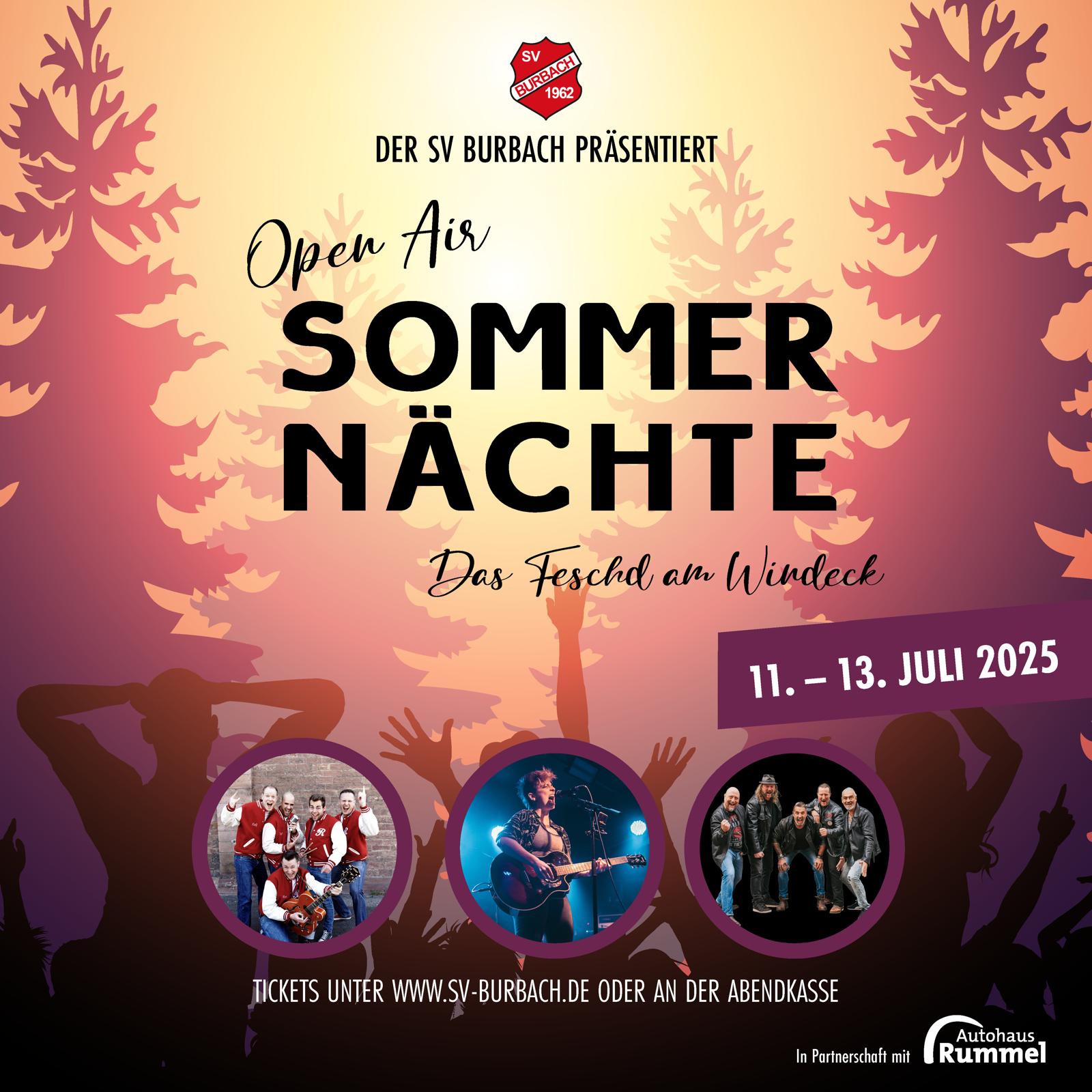 SVB Open Air Sommernächte 2025 - NEU: Jetzt auch wieder sonntags!