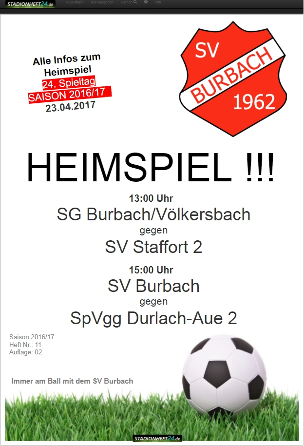 11. Ausgabe: „Heimspiel!“