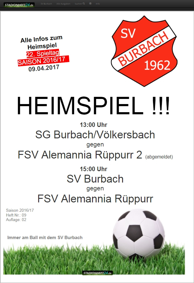 9. Ausgabe: „Heimspiel!“