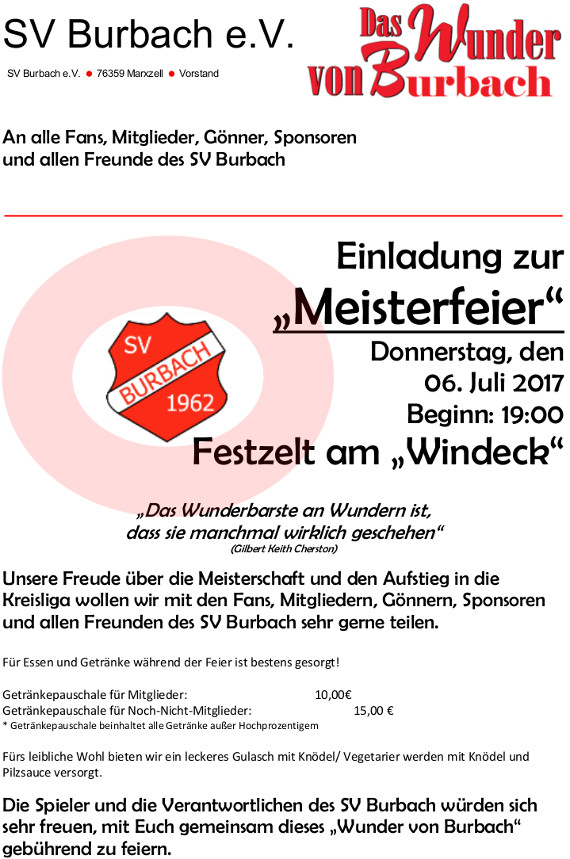 Meisterfeier