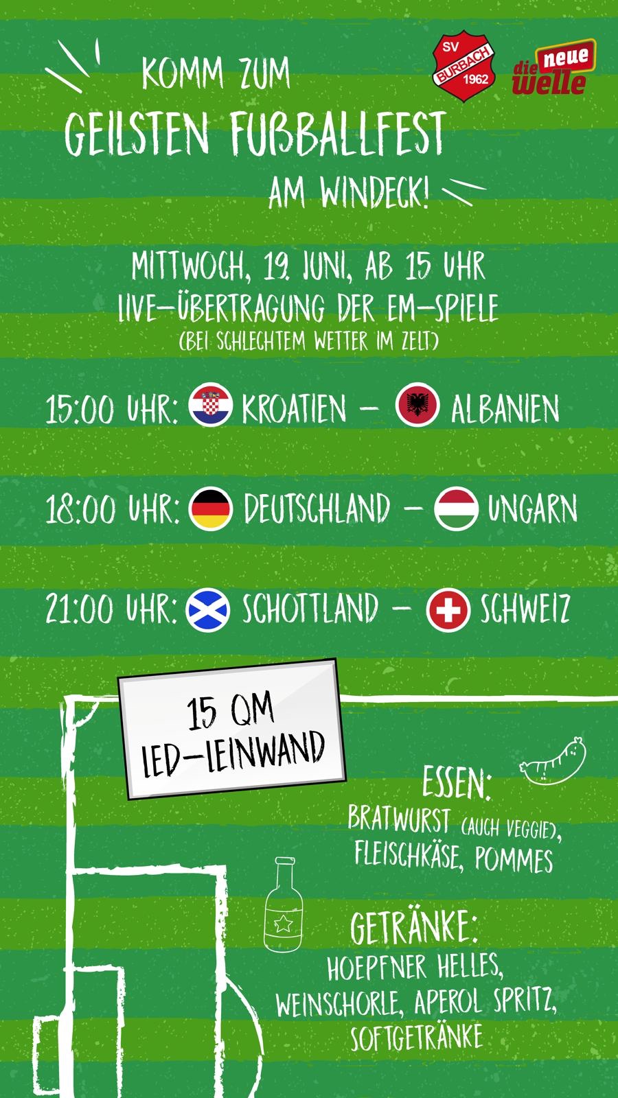 Public Viewing – SVB & die neue welle – Das geilste Fußballfest des Jahres