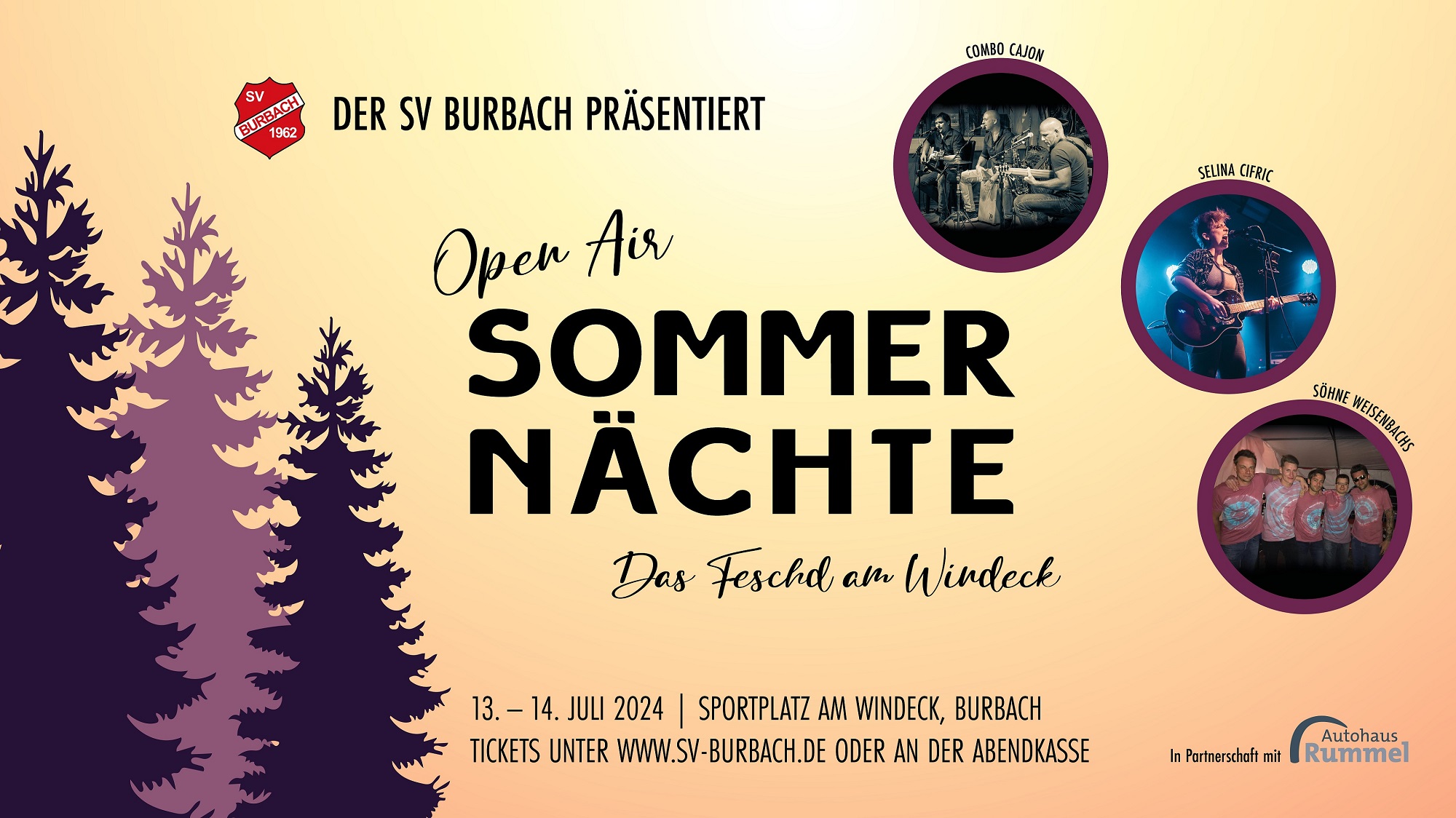SVB Open Air Sommernächte 2024 – Das Programm