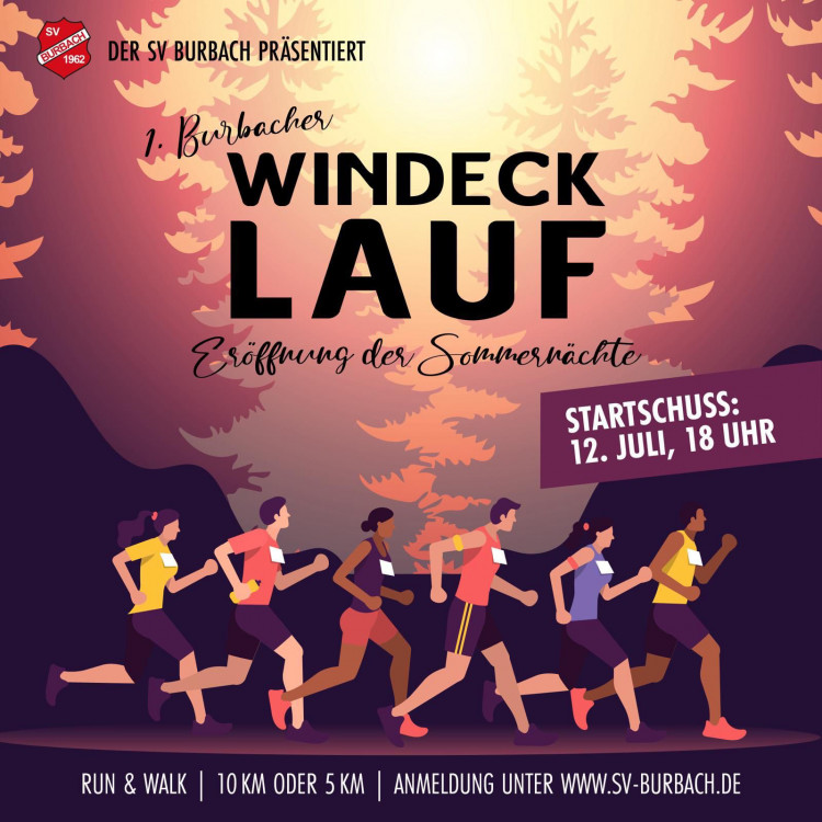 1. Burbacher Windeck-Lauf an den Sommernächten des SVB