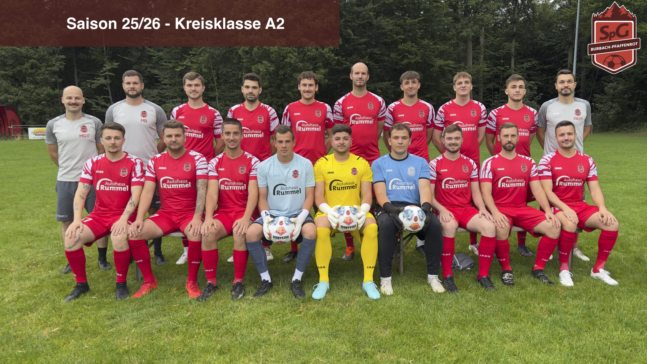 Bild der 1. Mannschaft der SpG Burbach/Pfaffenrot für die Saison 25/26