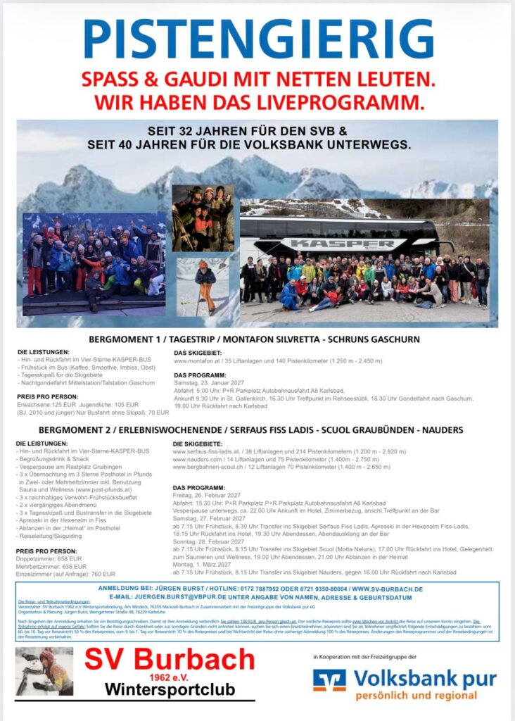 Details zu den Ausfahrten 2027